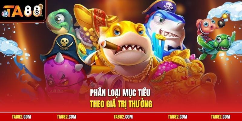 Cách Chơi Bắn Cá | Bí Quyết Hạ Gục Mục Tiêu Tiết Kiệm Đạn 2 Phân loại mục tiêu theo giá trị thưởng