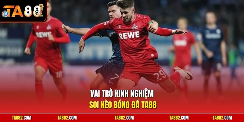 Vai trò kinh nghiệm soi kèo bóng đá TA88